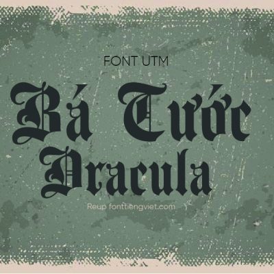 Font việt hóa UTM Agin