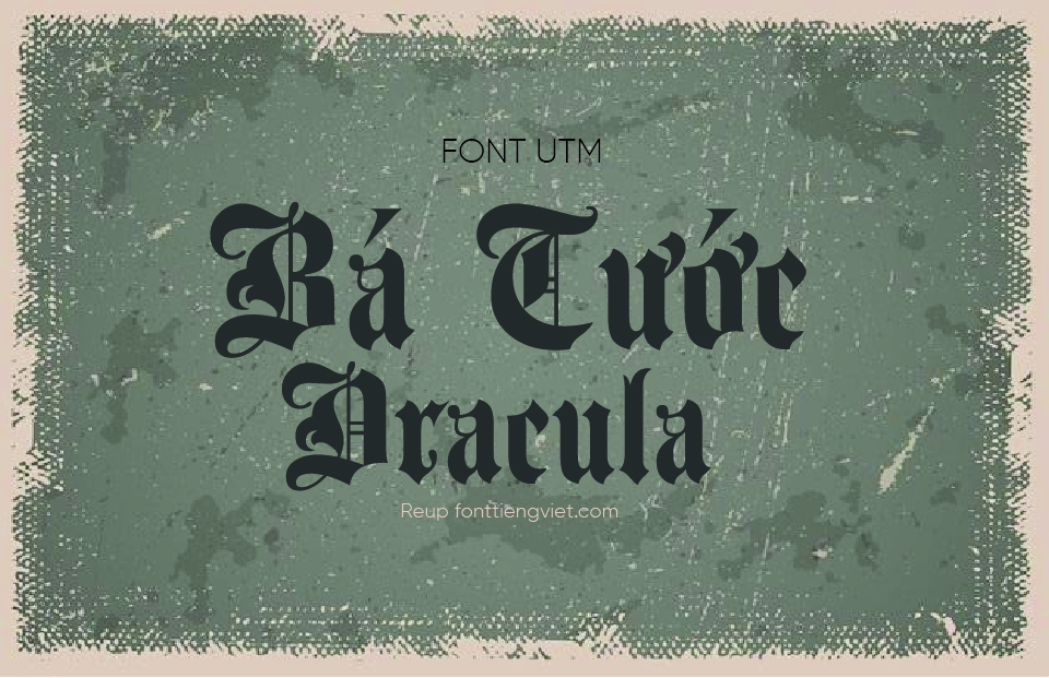 Font việt hóa UTM Agin