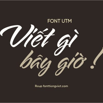 Font việt hóa UTM Alpine KT