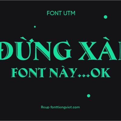 Font việt hóa UTM Ambrose