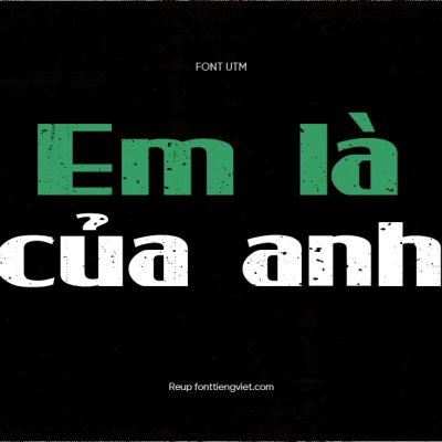 Font việt hóa UTM Bell