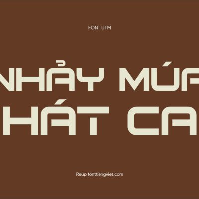 Font việt hóa UTM Bitsumishi Pro