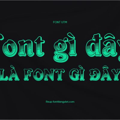 Font việt hóa UTM Cabaret