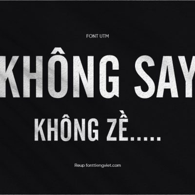 Font việt hóa UTM Cafeta