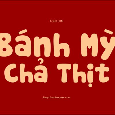 Font việt hóa UTM Cookies