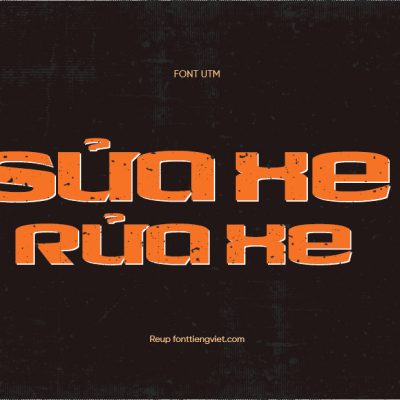 Font việt hóa UTM Cool Blue