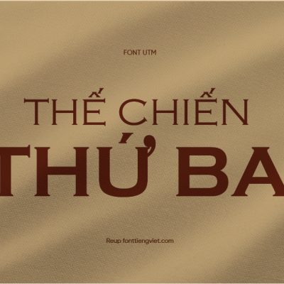 Font việt hóa UTM Copperplate