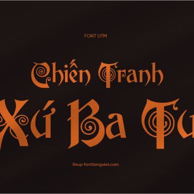 Font việt hóa UTM Dai Co Viet