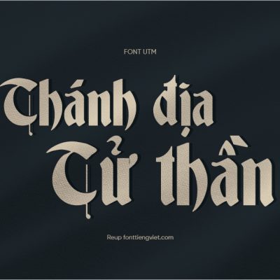 Font việt hóa UTM Deutsch Gothic