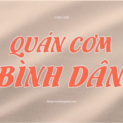 Font Việt hóa UTM Flamenco