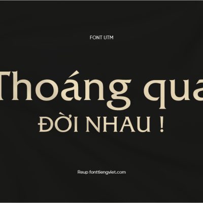 Font Việt hóa UTM God’s Word