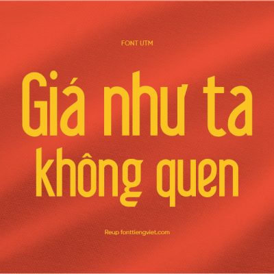 Font Việt hóa UTM Libel KT