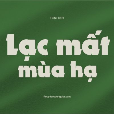 Font Việt hóa UTM Loko