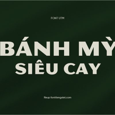 Font Việt hóa UTM Magnesium