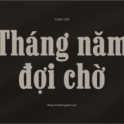 Font Việt hóa UTM Marlboro