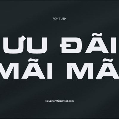 Font Việt hóa UTM Micra