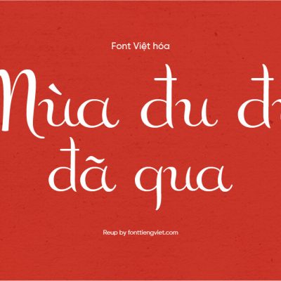 Font việt hóa UVF Chikita