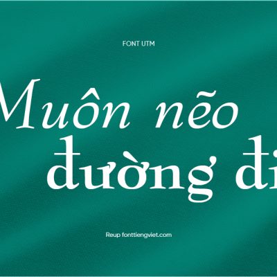 Font việt hóa UVN Bai Hoc