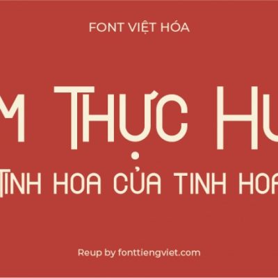 Font việt hoá VL Cvetanoff