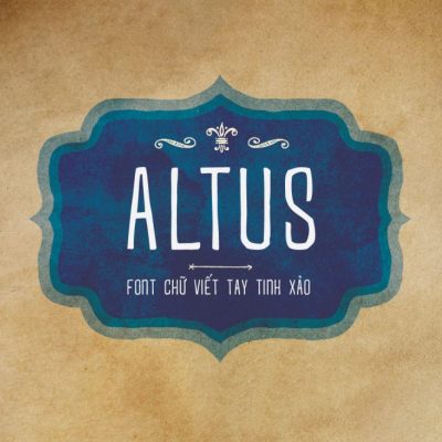 Font việt hóa iCiel Altus