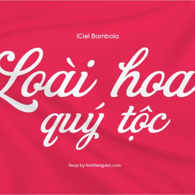 Font việt hóa iCiel Bambola