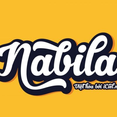 Font việt hóa iCiel Nabila