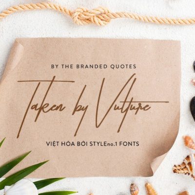 Font Việt hóa SVN Taken by Vulture