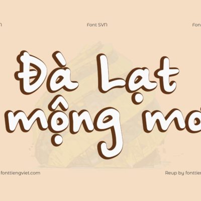 Font Việt hóa SVN Be Cool (+Swashes)
