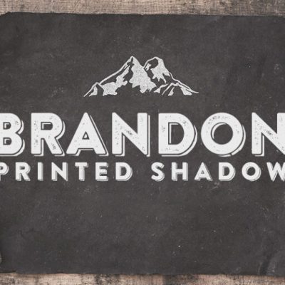 Font việt hóa SVN-Brandon Printed Shadow