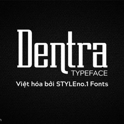 Font Việt hóa SVN Dentra