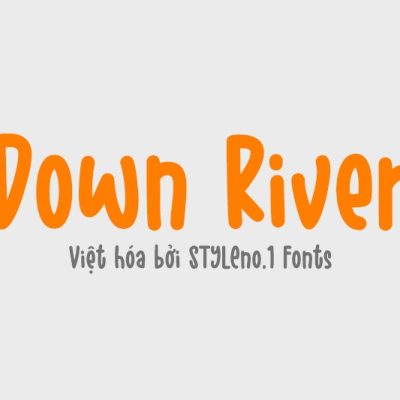 Font Việt hóa SVN Down River