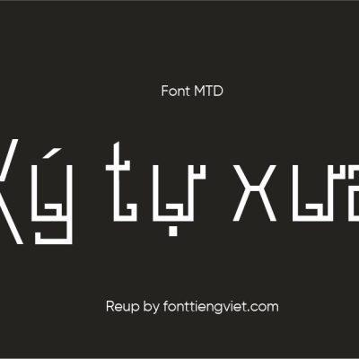 Font Việt hóa MTD Whittier