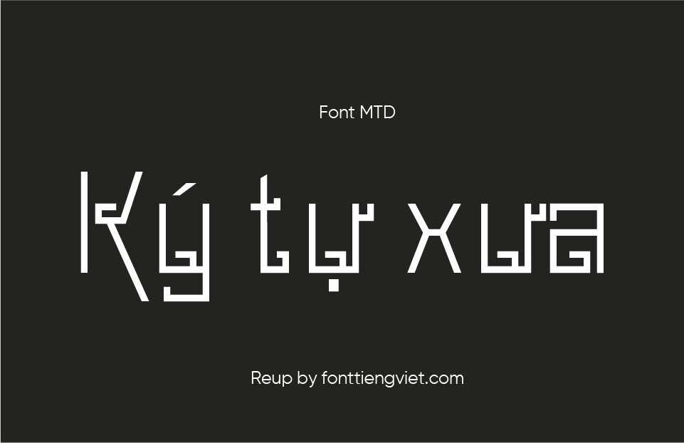 Font Việt hóa MTD Whittier