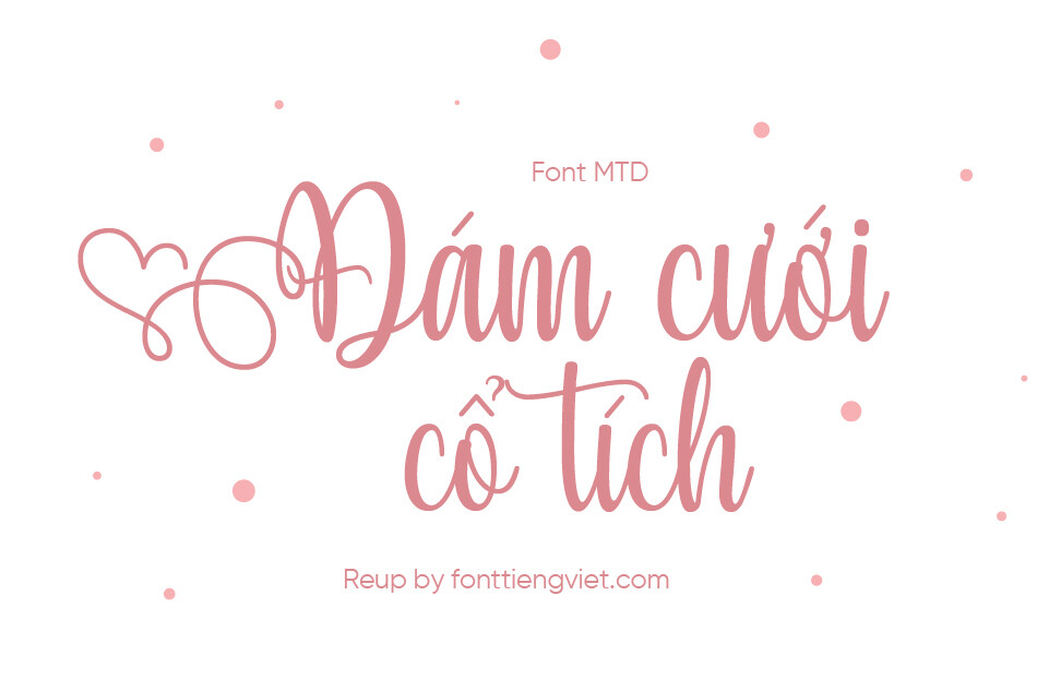 Font Việt hóa MTD Yessy