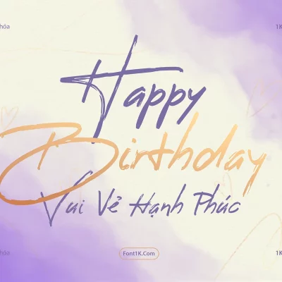 Font việt hóa 1K Reey