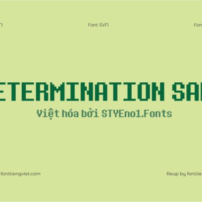 Font Việt hóa SVN Determination Sans
