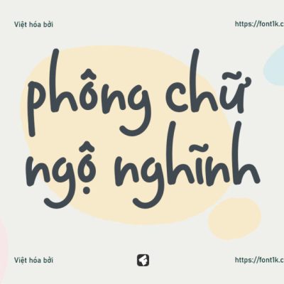 Font Việt hóa 1K Awesome Quote