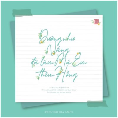 Font việt hóa LNTH Bestermind