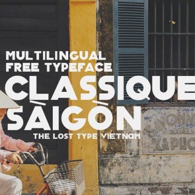 Font việt hoá Classique Saigon Typeface