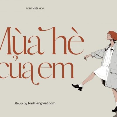 Font việt hóa MTD Esther