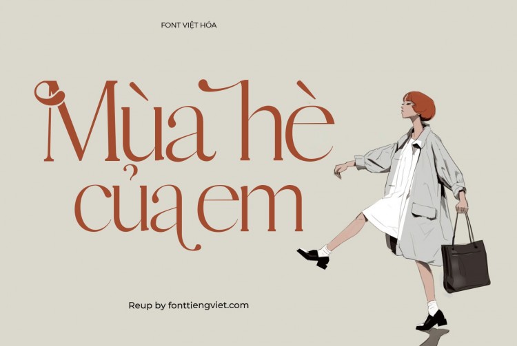 Font việt hóa MTD Esther