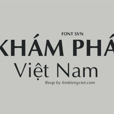 Font việt hóa SVN Aptima