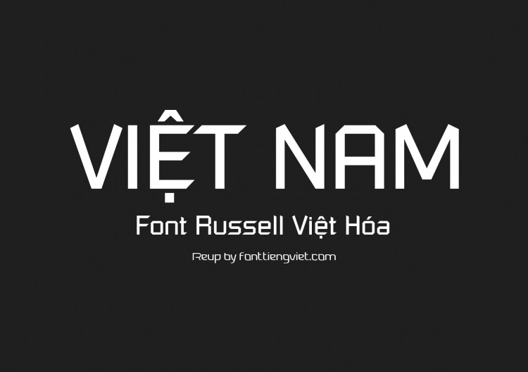 Font việt hóa SVN Russell