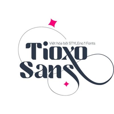 Font Việt hóa SVN Tioxo Sans