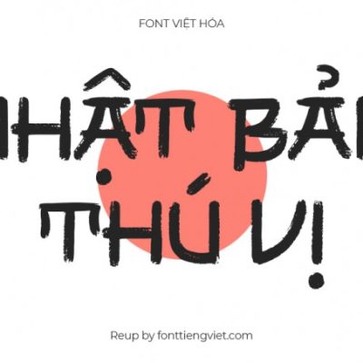 Font việt hóa SVN Shikamaru ( Phong cách nhật )