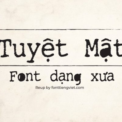 Font việt hóa LNTH Tight Writer