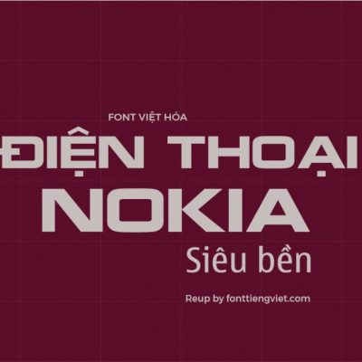 Font việt hóa UTM Nokia (3 font)