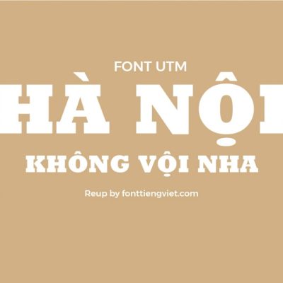 Font việt hóa UTM Rockwell