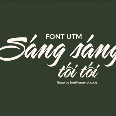 Font việt hóa UTM Sarah