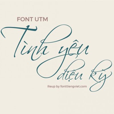 Font việt hóa UTM Scriptina KT